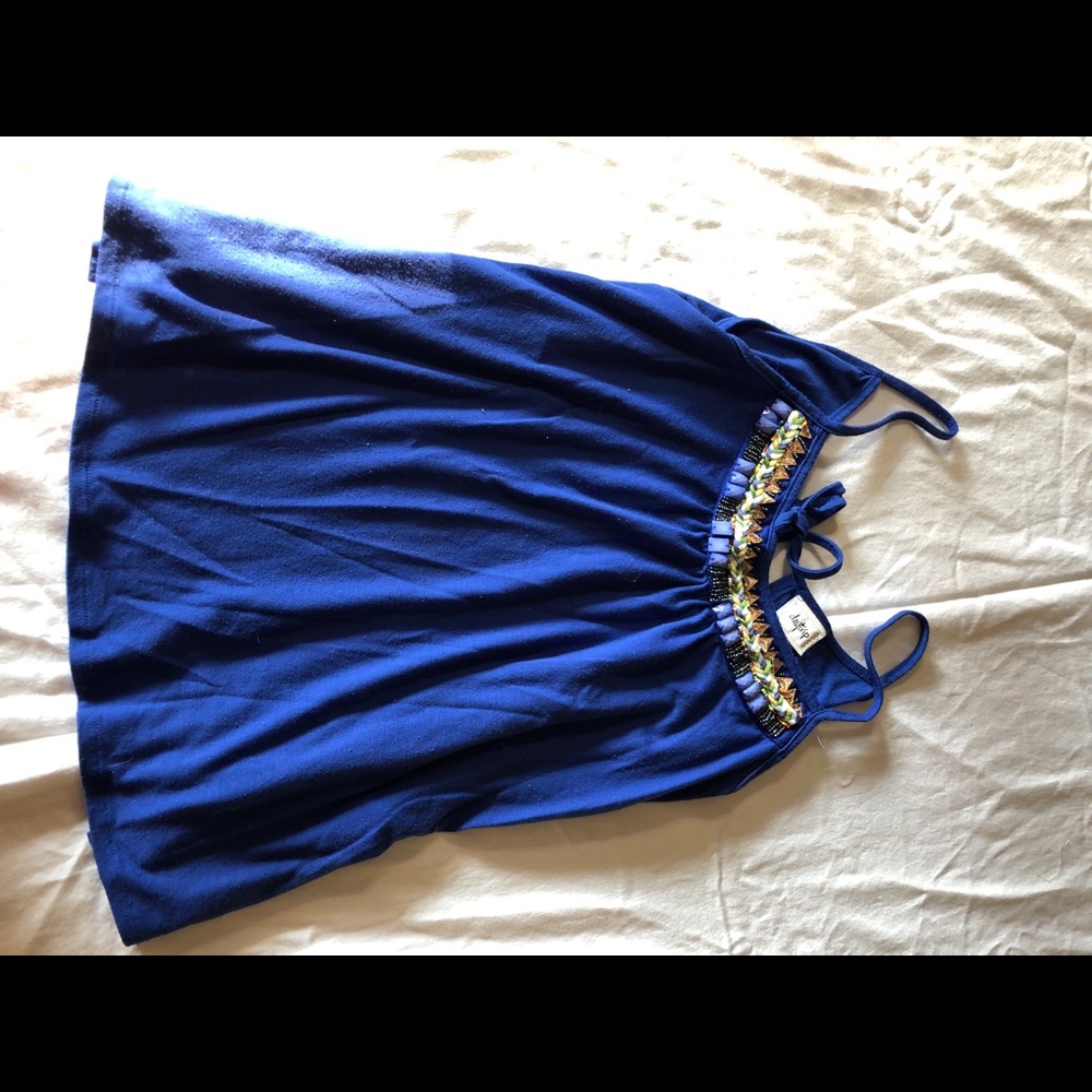 Blue tank top